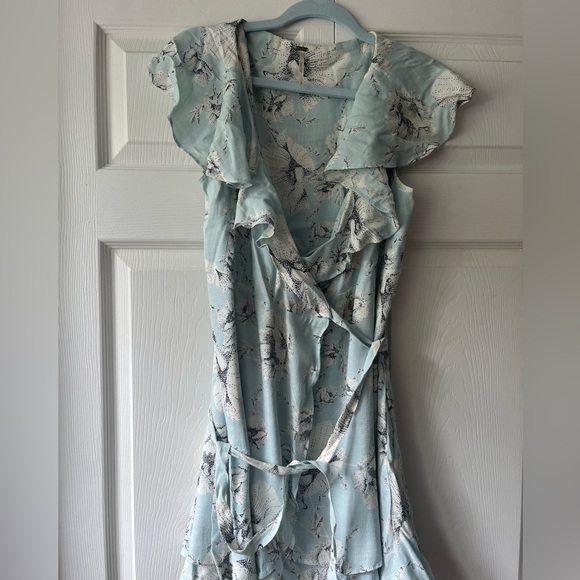 Free People French Quarter Wrap Minidress - Picture 7 of 8